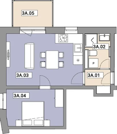 Prodej bytu 2+kk, Praha - Zbraslav, Elišky Přemyslovny, 44 m2