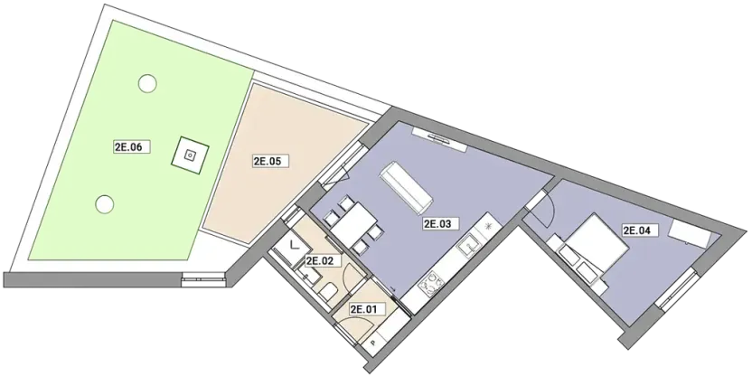 Prodej bytu 2+kk, Praha - Zbraslav, Elišky Přemyslovny, 52 m2