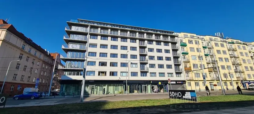 Pronájem bytu 1+kk, Praha - Holešovice, V háji, 34 m2