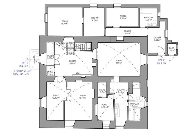Prodej rodinného domu, Bohušovice nad Ohří, 320 m2