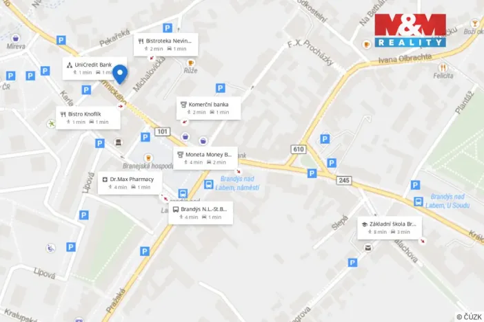 Pronájem kanceláře, Brandýs nad Labem-Stará Boleslav - Brandýs nad Labem, Petra Jilemnického, 170 m2