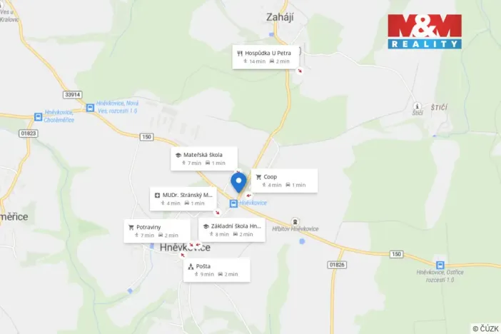 Prodej rodinného domu, Hněvkovice, 120 m2