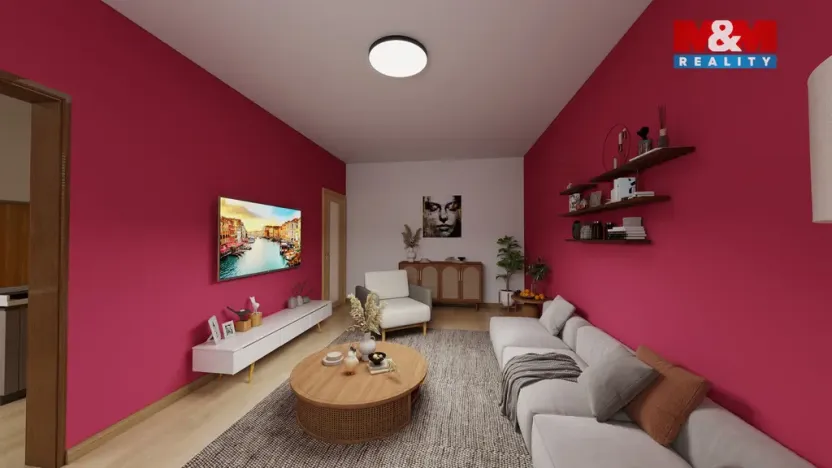 Prodej bytu 2+1, Děčín - Děčín III-Staré Město, Jezdecká, 62 m2