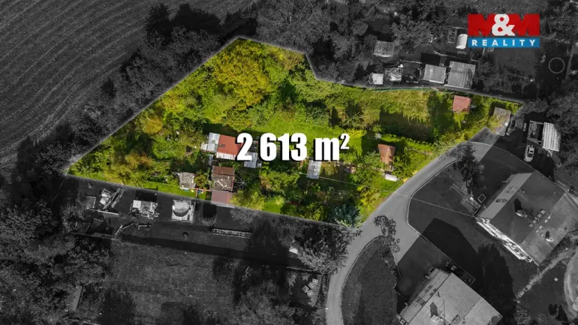 Prodej pozemku pro bydlení, Malšovice, 2613 m2