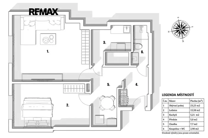 Prodej bytu 2+1, Praha - Košíře, Vrchlického, 60 m2