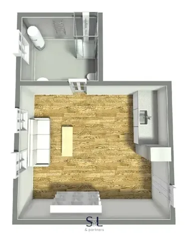 Pronájem bytu 1+kk, Jablonec nad Nisou, Saskova, 22 m2