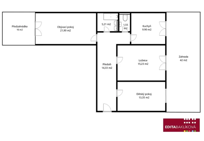 Prodej bytu 3+1, Olomouc, Mošnerova, 81 m2