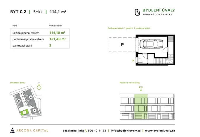 Prodej bytu 5+kk, Úvaly, Škvorecká, 114 m2