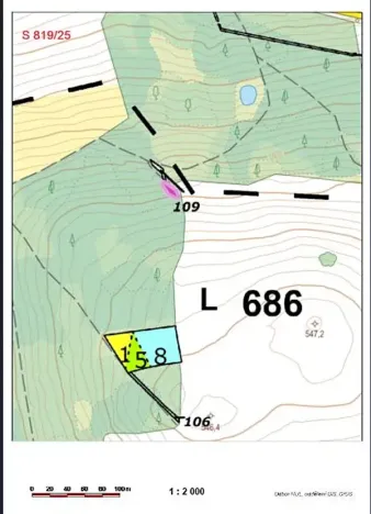 Prodej lesa, Červená Řečice, 48 m2
