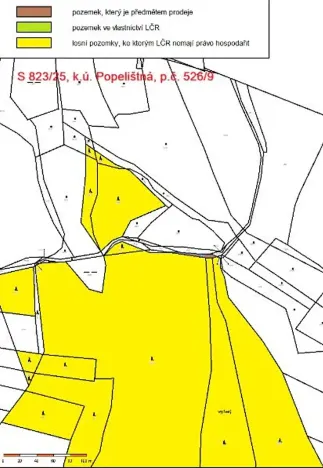 Prodej lesa, Červená Řečice, 150 m2