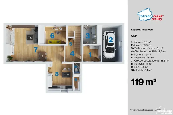 Prodej vily, Brandýs nad Labem-Stará Boleslav, Na Ladech, 230 m2