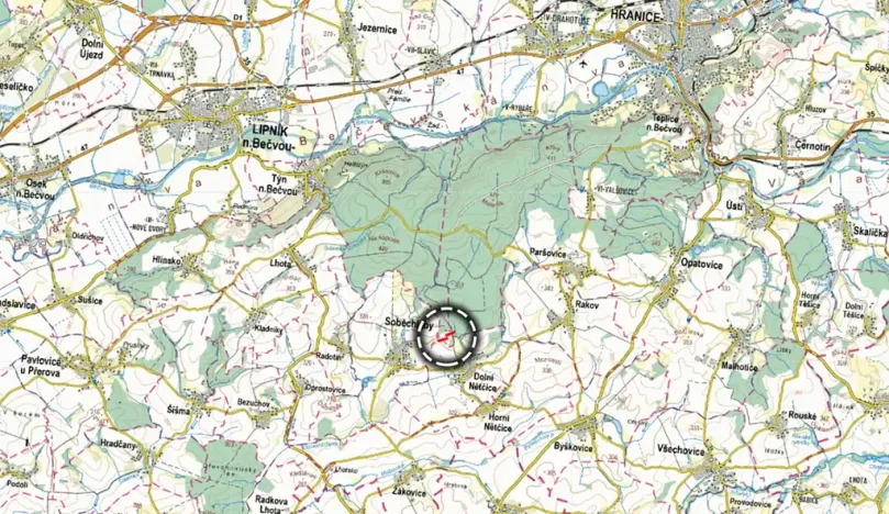 Prodej pole, Týn nad Bečvou, 3700 m2