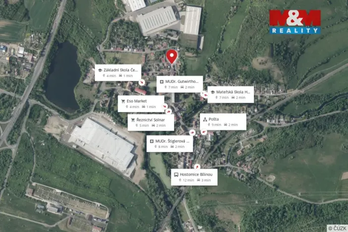 Prodej rodinného domu, Hostomice, Palackého, 81 m2