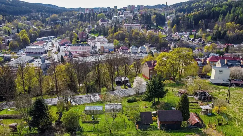 Prodej zahrady, Tanvald, Popelnická, 644 m2