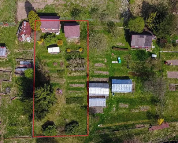 Prodej zahrady, Tanvald, Popelnická, 502 m2