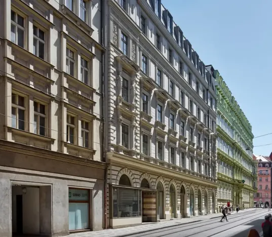 Pronájem bytu 2+kk, Praha - Nové Město, Dlážděná, 41 m2