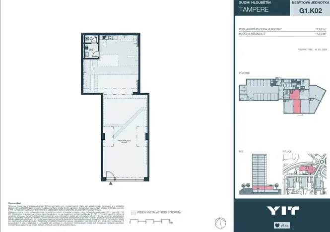 Pronájem obchodního prostoru, Praha - Hloubětín, Waltariho, 114 m2