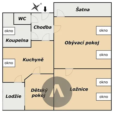 Prodej bytu 3+1, Olomouc, kpt. Nálepky, 88 m2
