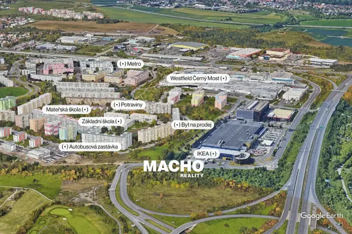 Prodej bytu 2+kk, Praha - Černý Most, Bryksova, 46 m2