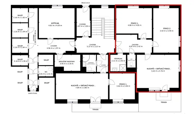Prodej bytu 3+kk, Jablonec nad Nisou, Zemědělská, 84 m2