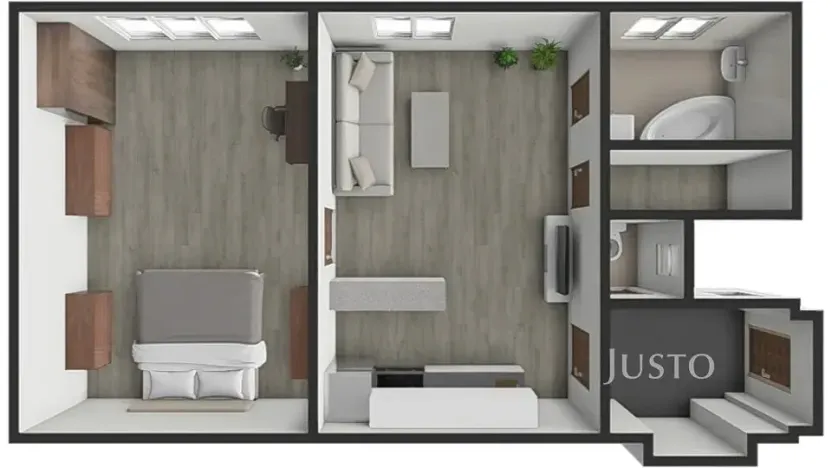 Prodej bytu 2+kk, Písek, Kollárova, 59 m2