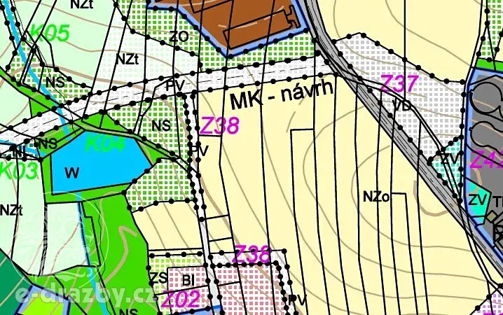 Prodej lesa, Chotýšany, 21423 m2