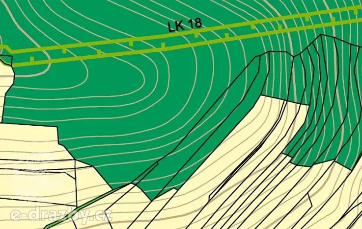 Prodej lesa, Chotýšany, 21423 m2