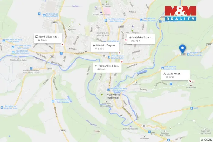 Prodej pozemku pro bydlení, Nové Město nad Metují, 1956 m2