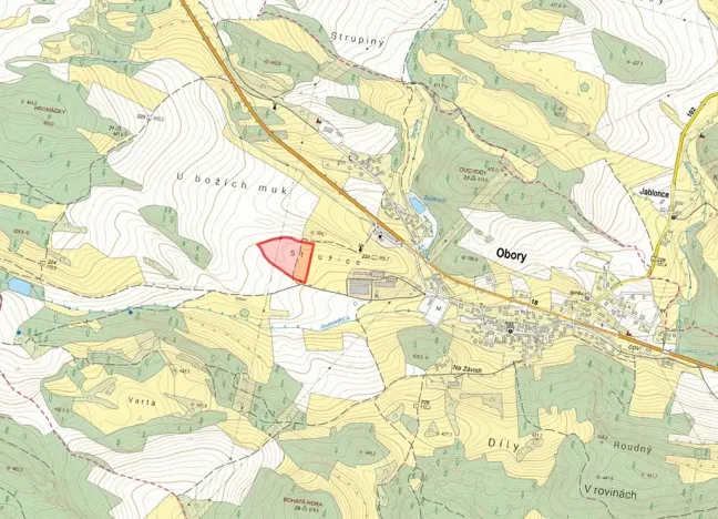 Prodej pole, Obory, 11698 m2