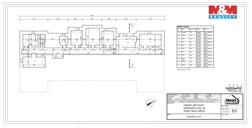 Prodej činžovního domu, Veselí nad Lužnicí - Veselí nad Lužnicí II, Nádražní, 1121 m2