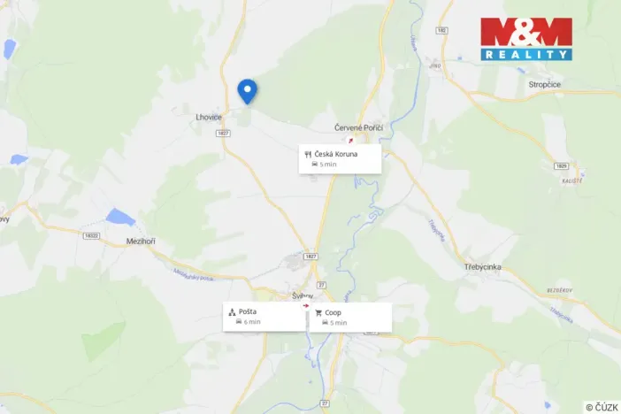 Prodej pozemku pro bydlení, Švihov - Lhovice, 1784 m2