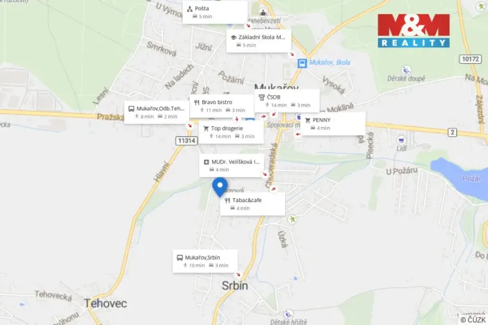 Prodej rodinného domu, Mukařov - Srbín, Akátová, 80 m2