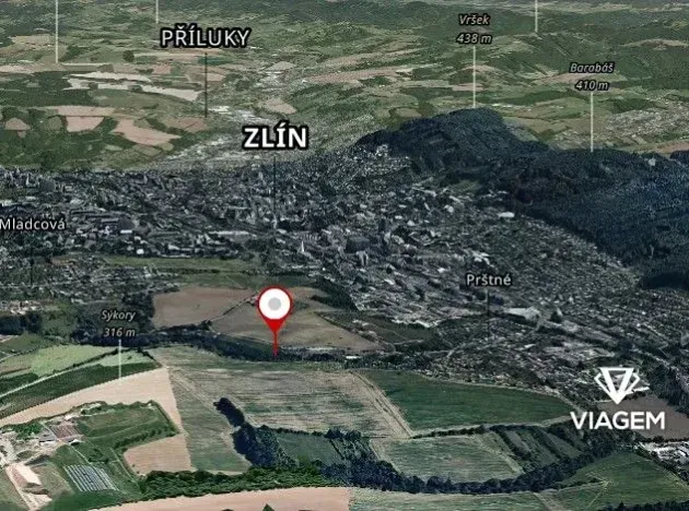 Prodej zahrady, Zlín, 4101 m2