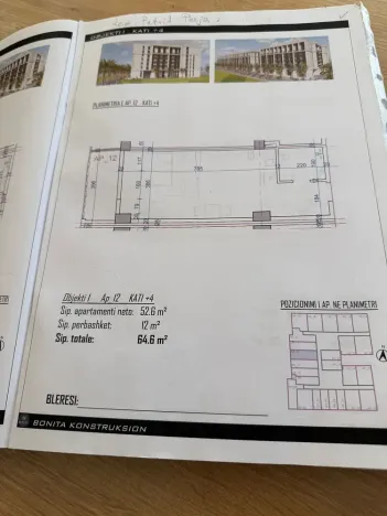 Prodej bytu 1+kk, Rruga Viena, Golem, Albánie, 37 m2