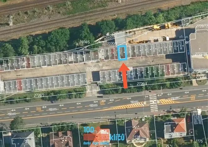 Pronájem garáže, Praha - Braník, Vrbova, 19 m2