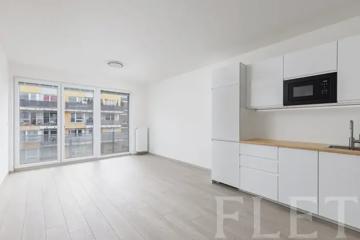 Pronájem bytu 1+kk, Praha - Vysočany, Gerstelova, 38 m2