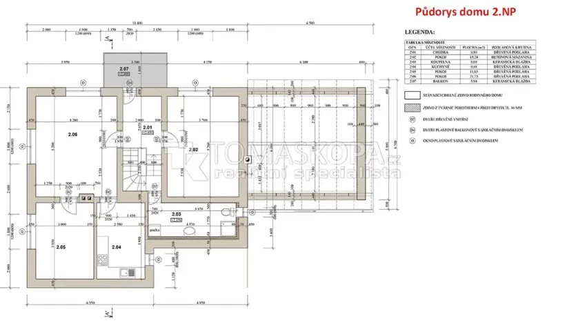 Prodej rodinného domu, Bojanovice, 157 m2