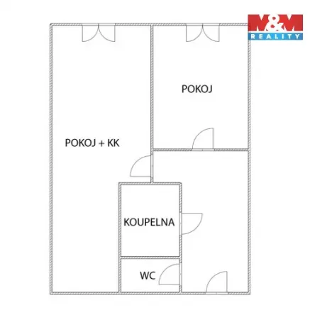 Prodej bytu 2+kk, Praha - Kamýk, Růženínská, 41 m2