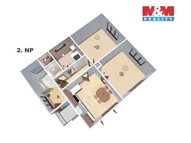 Prodej rodinného domu, Mukařov, Nová, 122 m2