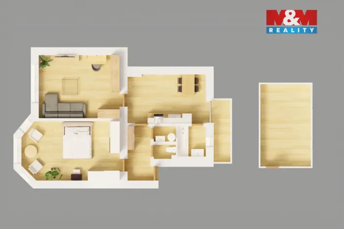 Prodej bytu 2+1, Děčín - Děčín IV-Podmokly, Plzeňská, 69 m2