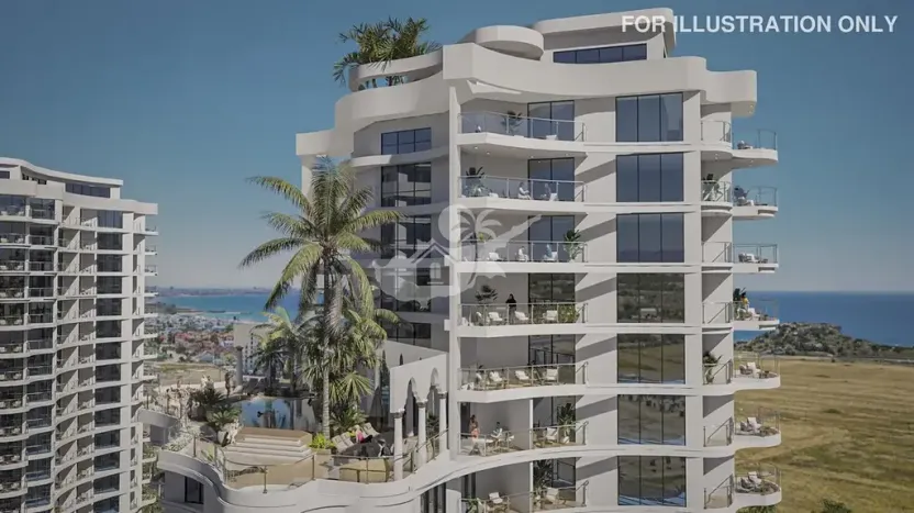 Prodej bytu 2+kk, Trikomo, Kypr, 59 m2