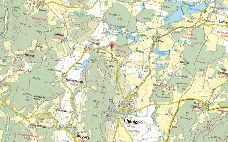 Prodej louky, Lhenice, 10783 m2