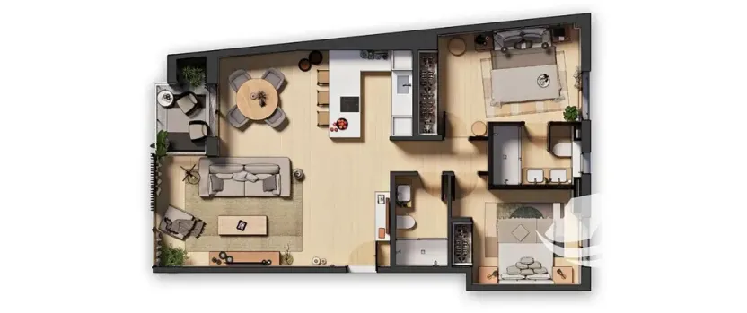 Prodej bytu 3+kk, Palma de Mallorca, Španělsko, 73 m2