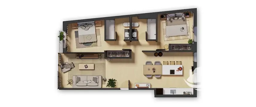 Prodej bytu 3+kk, Palma de Mallorca, Španělsko, 77 m2