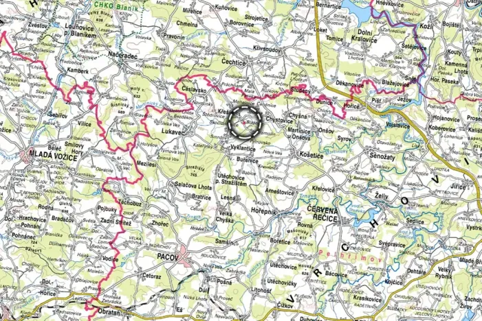 Prodej podílu pozemku pro bydlení, Křešín, 420 m2