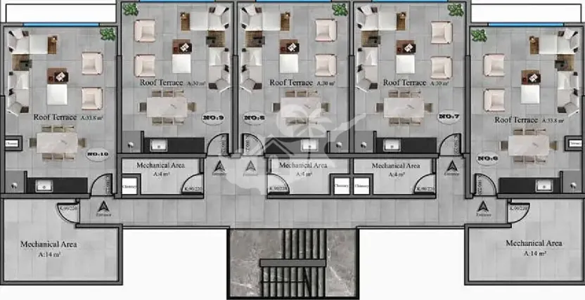 Prodej bytu 1+1, Agios Amvrosios Keryneias, Kypr, 47 m2