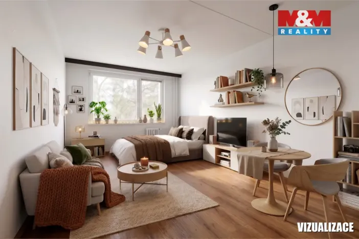 Prodej bytu 1+kk, Praha - Chodov, Machkova, 29 m2