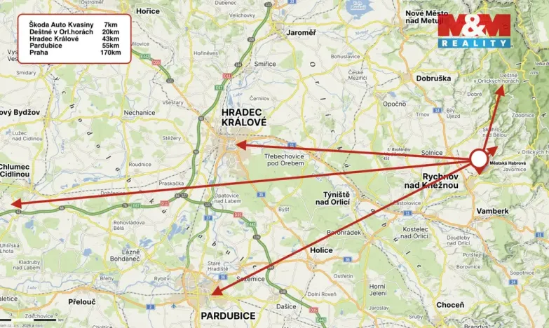 Prodej rodinného domu, Rychnov nad Kněžnou, Městská Habrová, 144 m2