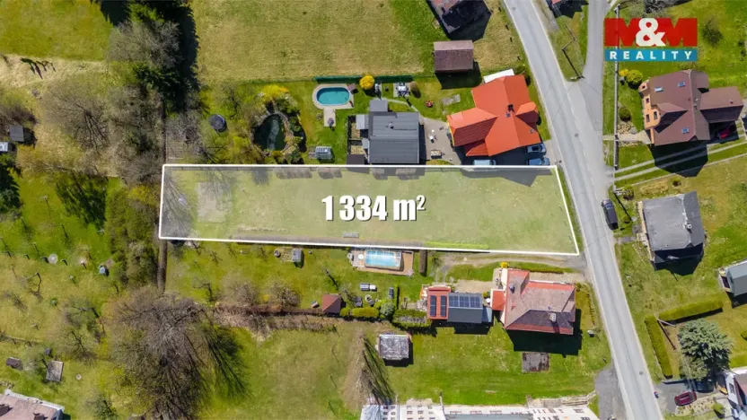 Prodej pozemku pro bydlení, Zásada, 1334 m2