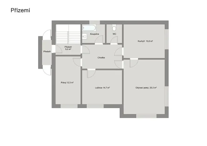 Prodej rodinného domu, Všetaty, Vinice, 280 m2